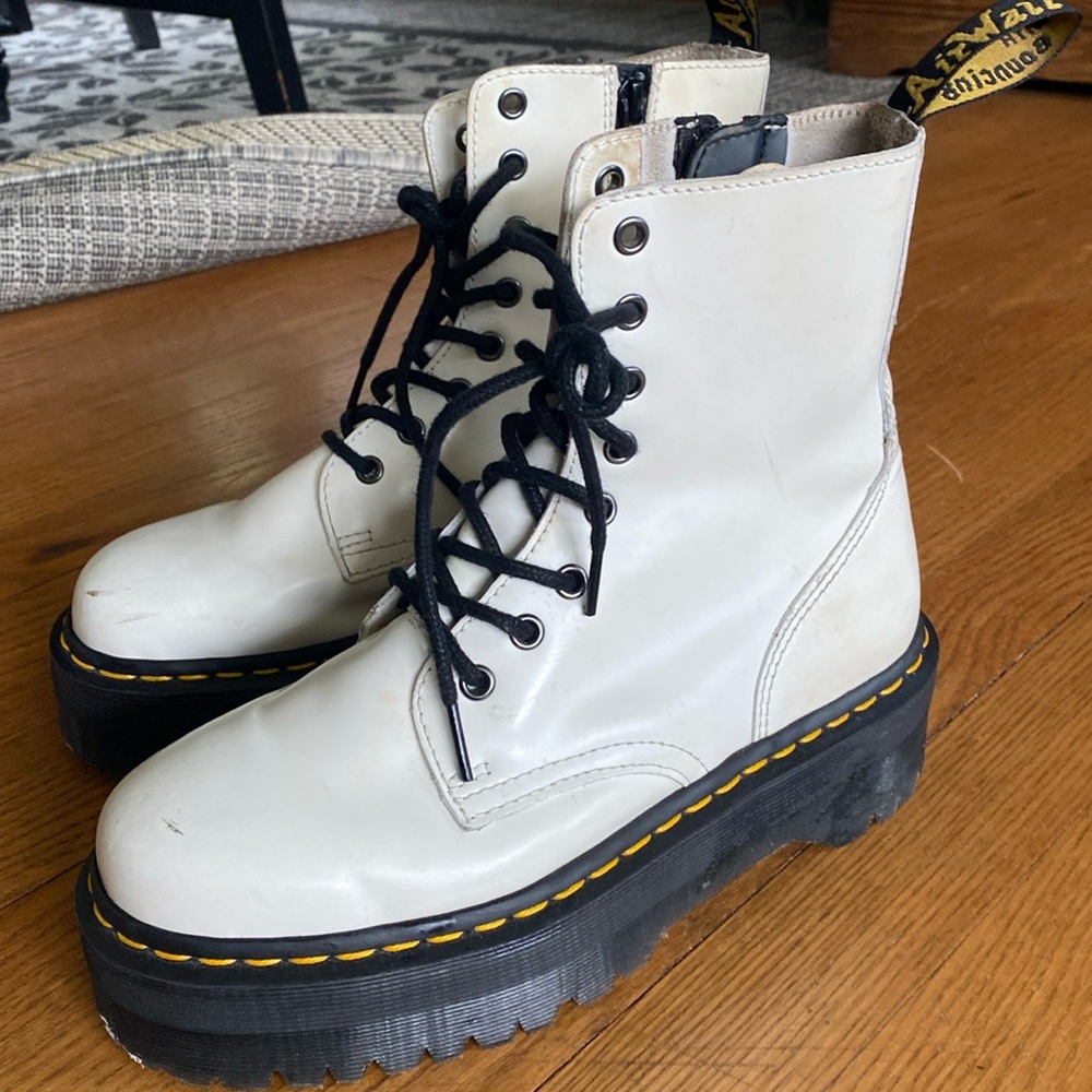 Dr Martens platform boots